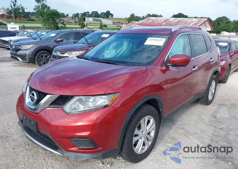 2016 Nissan Rogue Sv из США, поврежденный, VIN 5N1AT2MV7GC740811